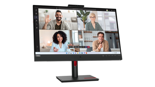 Monitor Lenovo ThinkVision T27hv-30, 27" WLED IPS QHD, HDMI/DP/DP-OUT/RJ-45/SPKS (5Wx2)