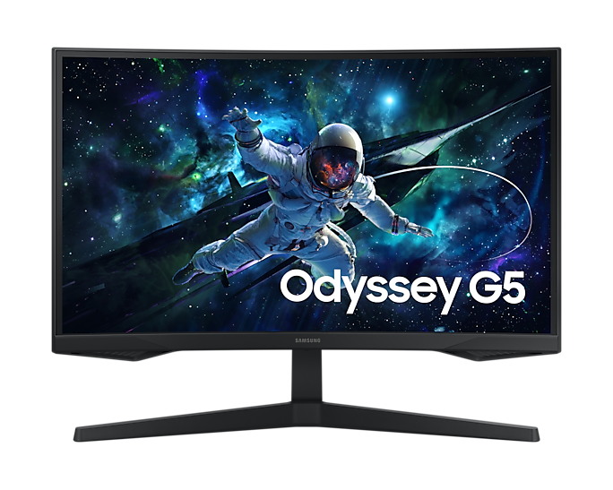 Monitor Samsung Odyssey G5 27" QHD (2560 x 1440), 1 x HDMI 2.0, 1 x DP 1.2, 1 x Audífono