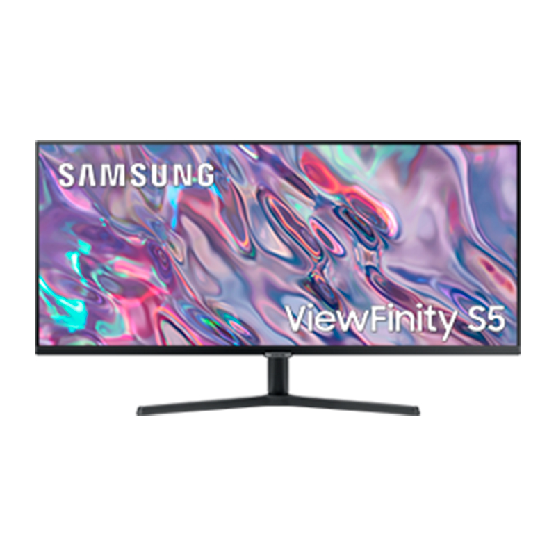 Monitor Samsung Viewfinity S5 34C500, 34" LCD VA, Ultra-WQHD (3440x1440), HDMIx2/DP/HP-IN