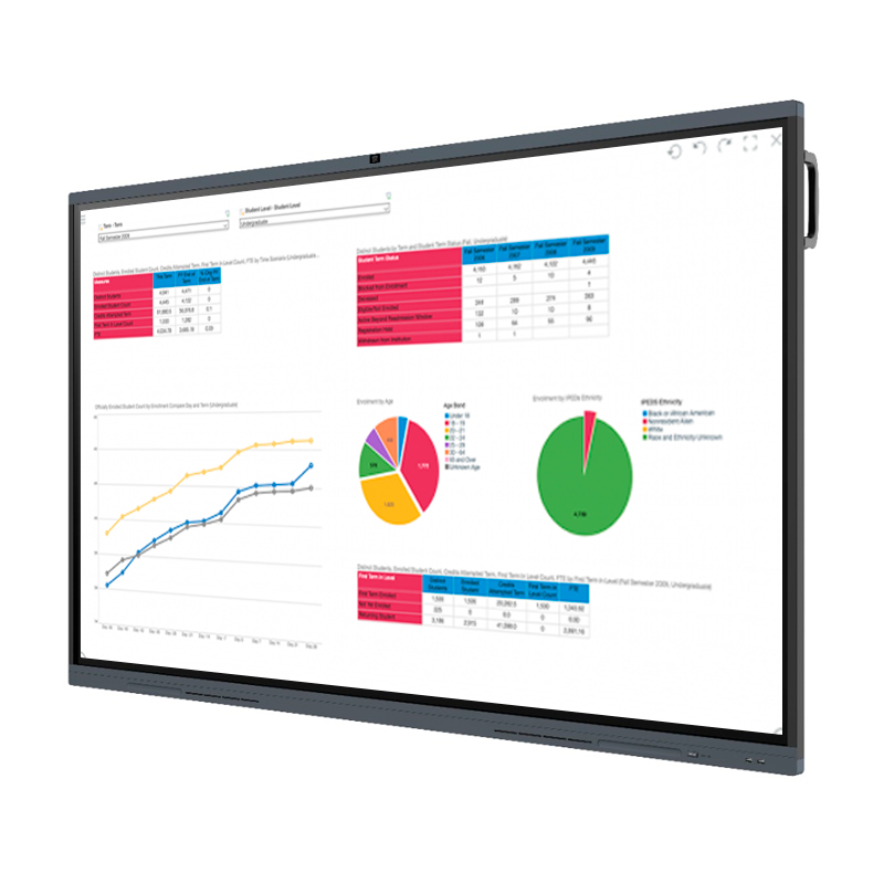 Pantalla Táctil Interactiva TEROS TE-DP7501DN, 75" D-LED IPS (3840x2160), LAN, WLAN, BT5.0