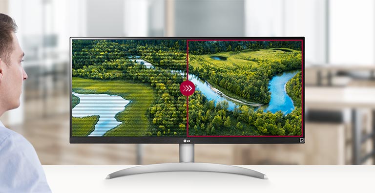 Monitor LG UltraWide 29WQ600-W, 29" WFHD (2560x1080), 75Hz, Panel IPS, Altavoces (7W+7W)