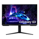 Monitor plano gaming SAMSUNG Odyssey G3, 27" FHD VA, HDMI, Display Port, HAS, negro
